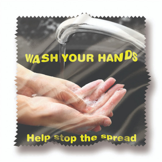 Wash Your Hands Lens Cloth